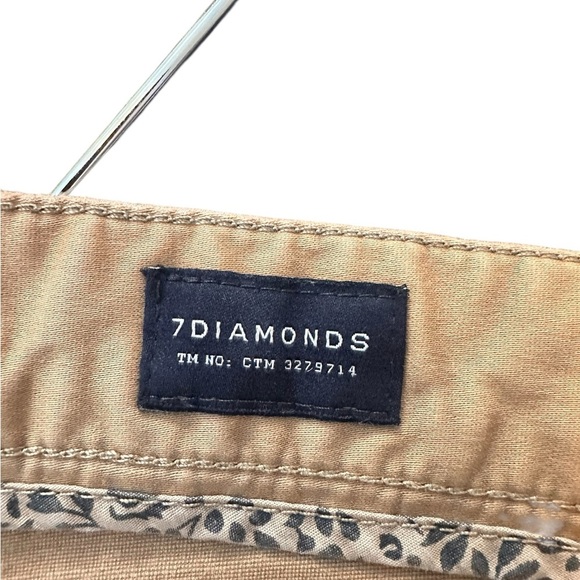 7 Diamonds Clifton Slim Straight Kahki Tan Men’s Dress Pants Size 32/32 - Picture 3 of 7